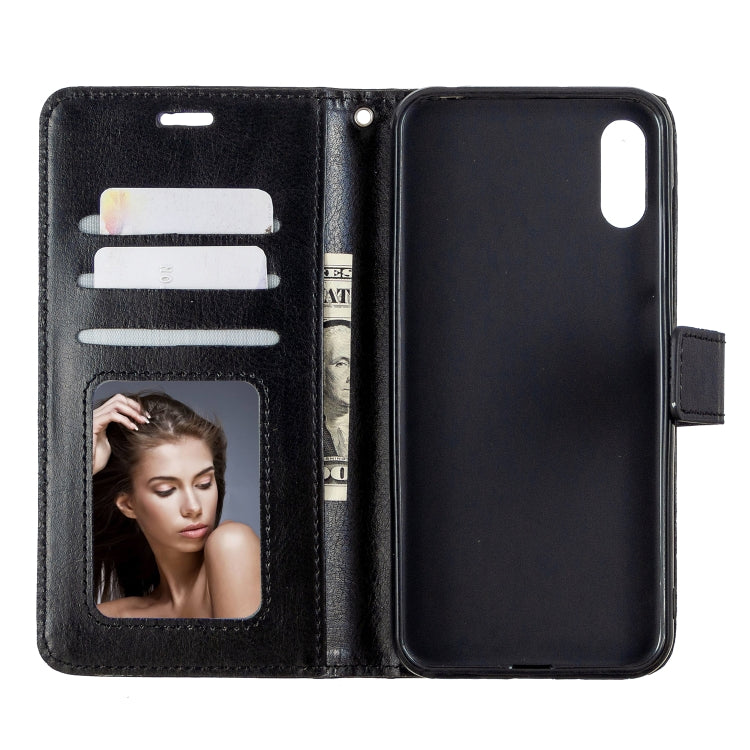 For Huawei Y6 Pro (2019)  Crazy Horse Texture Horizontal Flip Leather Case with Holder & Card Slots & Wallet & Photo Frame