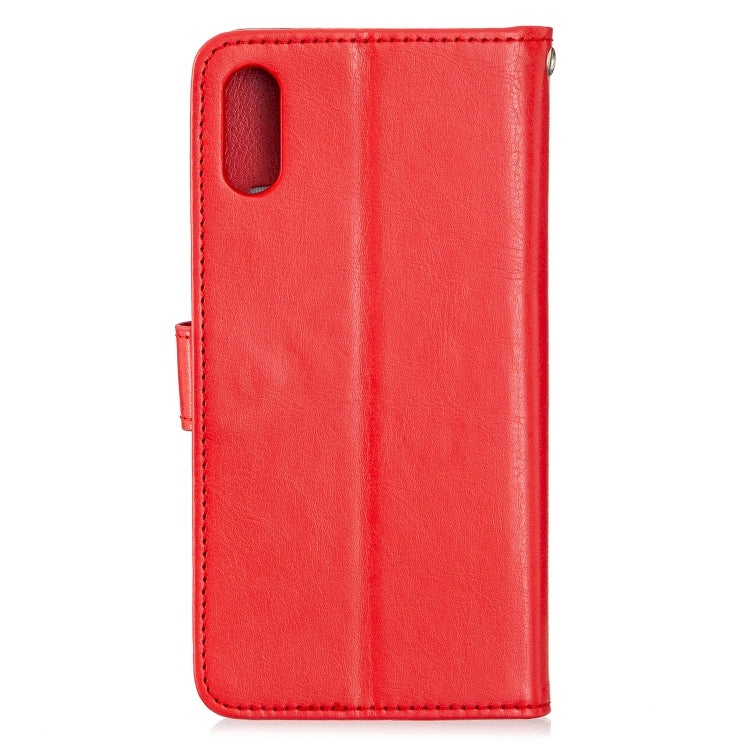For Huawei Y6 Pro (2019)  Crazy Horse Texture Horizontal Flip Leather Case with Holder & Card Slots & Wallet & Photo Frame