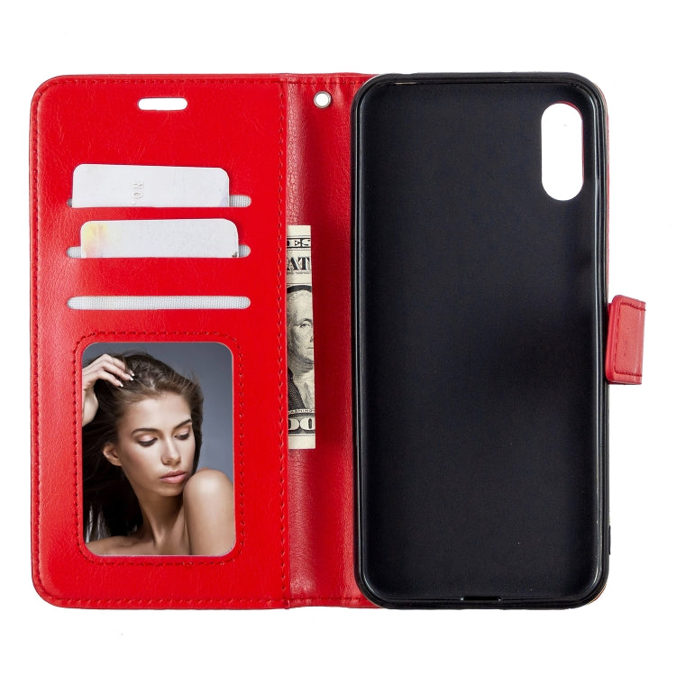 For Huawei Y6 Pro (2019)  Crazy Horse Texture Horizontal Flip Leather Case with Holder & Card Slots & Wallet & Photo Frame