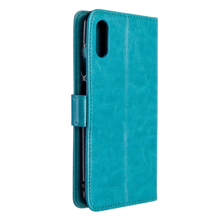 For Huawei Y6 Pro (2019)  Crazy Horse Texture Horizontal Flip Leather Case with Holder & Card Slots & Wallet & Photo Frame