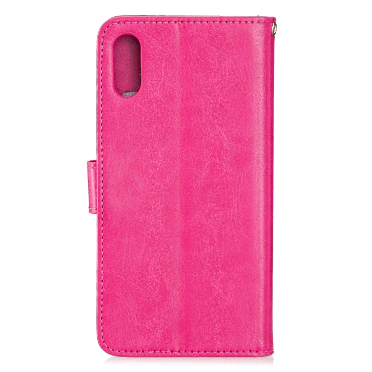 For Huawei Y6 Pro (2019)  Crazy Horse Texture Horizontal Flip Leather Case with Holder & Card Slots & Wallet & Photo Frame