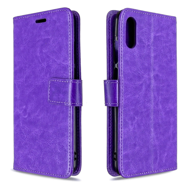 For Huawei Y6 Pro (2019)  Crazy Horse Texture Horizontal Flip Leather Case with Holder & Card Slots & Wallet & Photo Frame