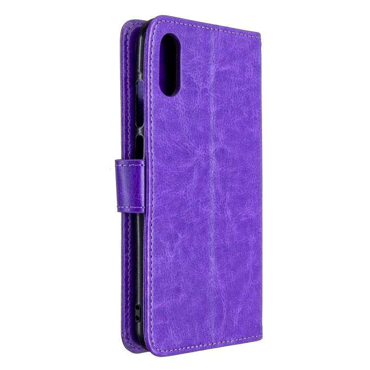 For Huawei Y6 Pro (2019)  Crazy Horse Texture Horizontal Flip Leather Case with Holder & Card Slots & Wallet & Photo Frame