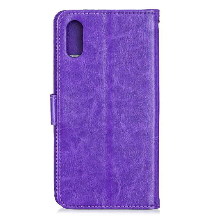 For Huawei Y6 Pro (2019)  Crazy Horse Texture Horizontal Flip Leather Case with Holder & Card Slots & Wallet & Photo Frame