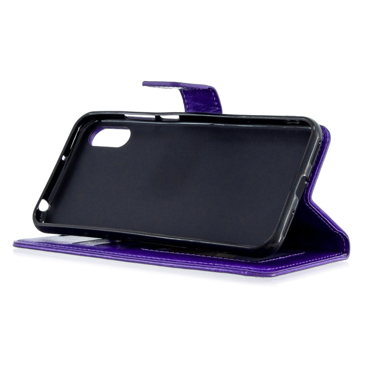 For Huawei Y6 Pro (2019)  Crazy Horse Texture Horizontal Flip Leather Case with Holder & Card Slots & Wallet & Photo Frame