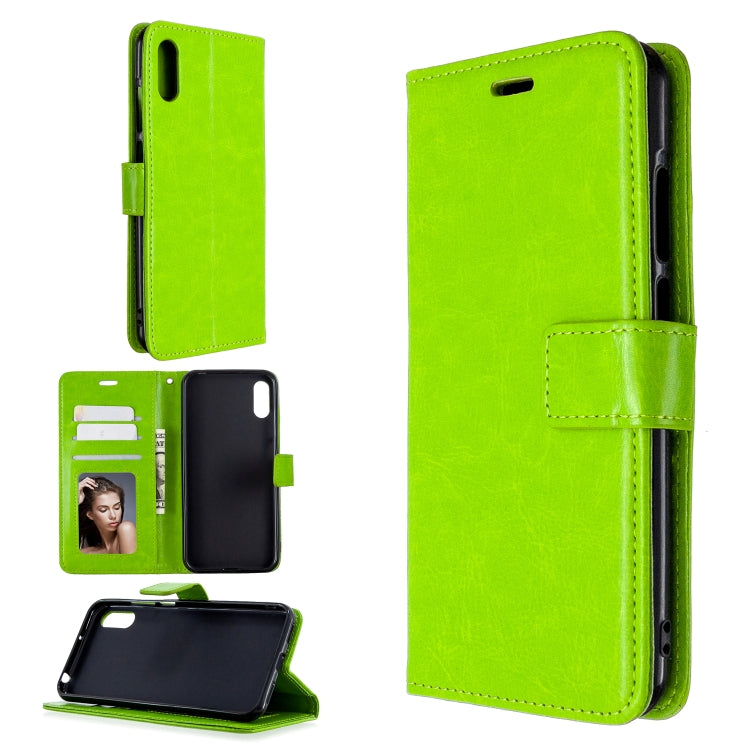For Huawei Y6 Pro (2019)  Crazy Horse Texture Horizontal Flip Leather Case with Holder & Card Slots & Wallet & Photo Frame