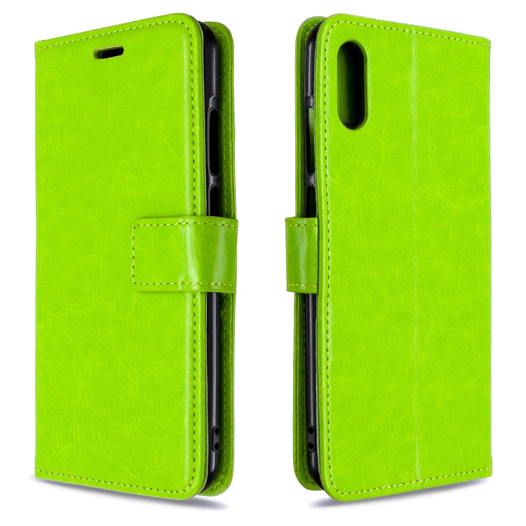 For Huawei Y6 Pro (2019)  Crazy Horse Texture Horizontal Flip Leather Case with Holder & Card Slots & Wallet & Photo Frame