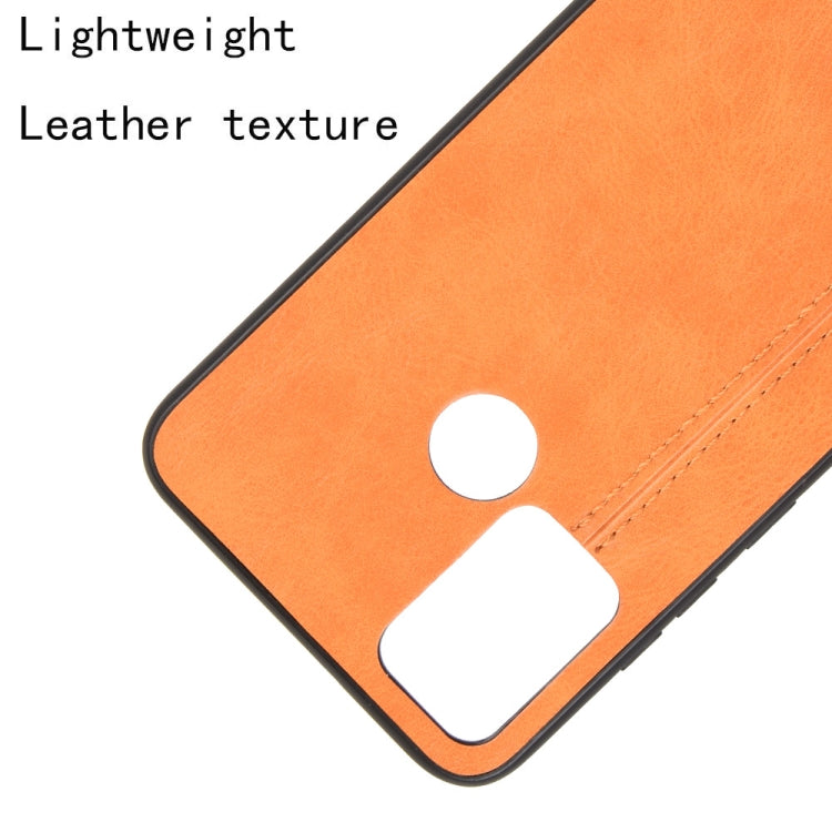 For Huawei Honor 9A Shockproof Sewing Cow Pattern Skin PC + PU + TPU Case