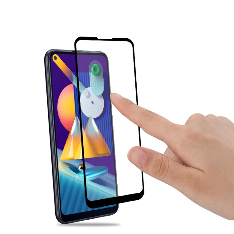 For Galaxy M11 mocolo 0.33mm 9H 2.5D Full Glue Tempered Glass Film