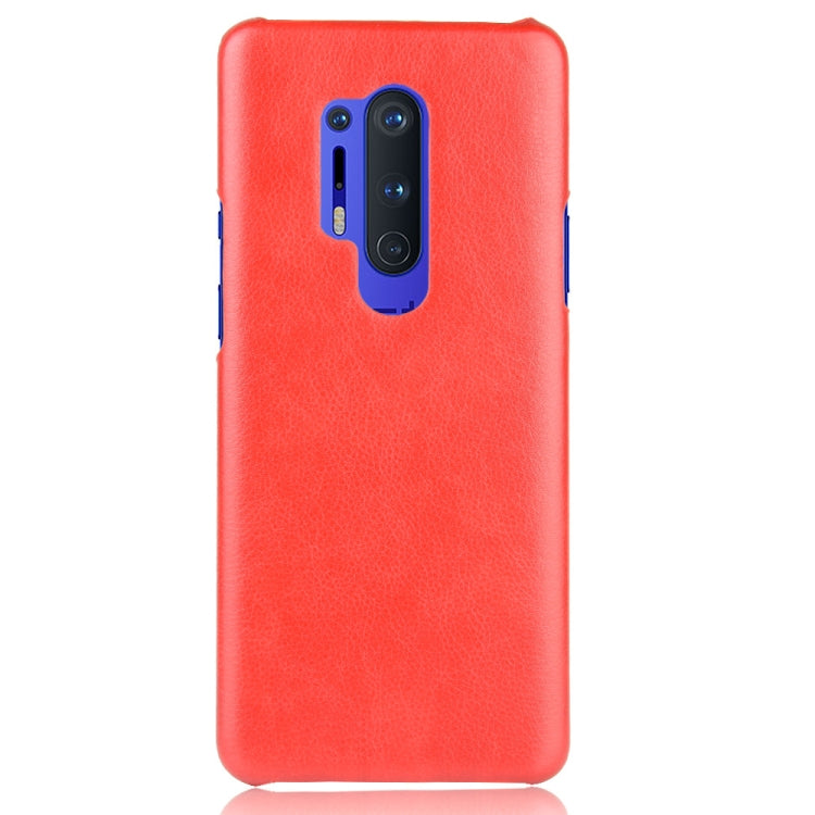 For OnePlus 8 Pro Shockproof Litchi Texture PC + PU Case