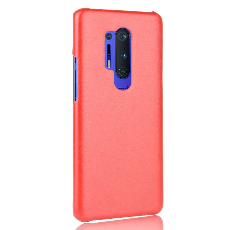 For OnePlus 8 Pro Shockproof Litchi Texture PC + PU Case