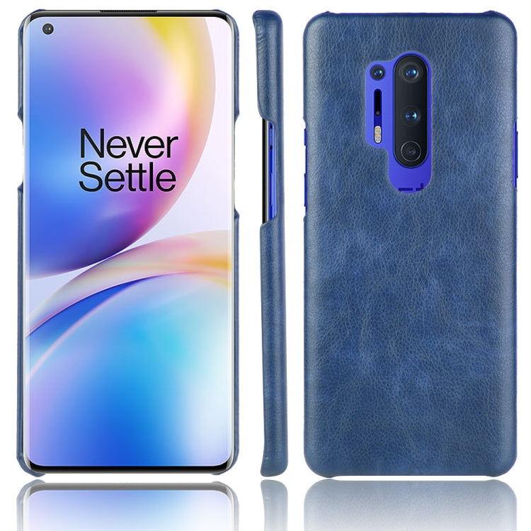 For OnePlus 8 Pro Shockproof Litchi Texture PC + PU Case