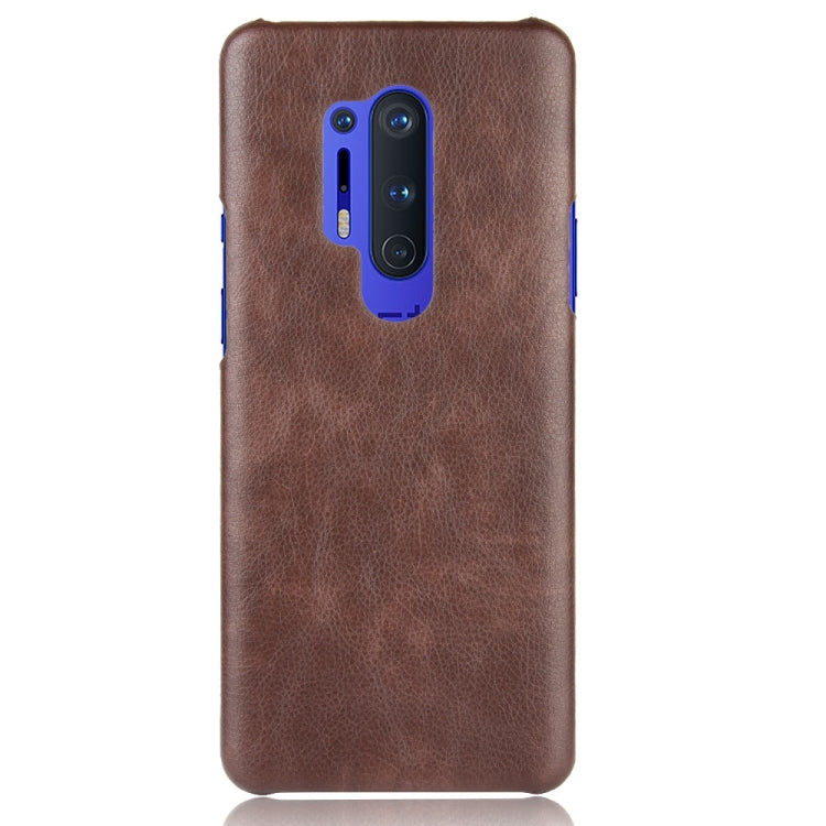 For OnePlus 8 Pro Shockproof Litchi Texture PC + PU Case