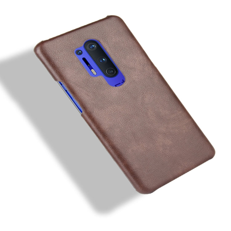 For OnePlus 8 Pro Shockproof Litchi Texture PC + PU Case