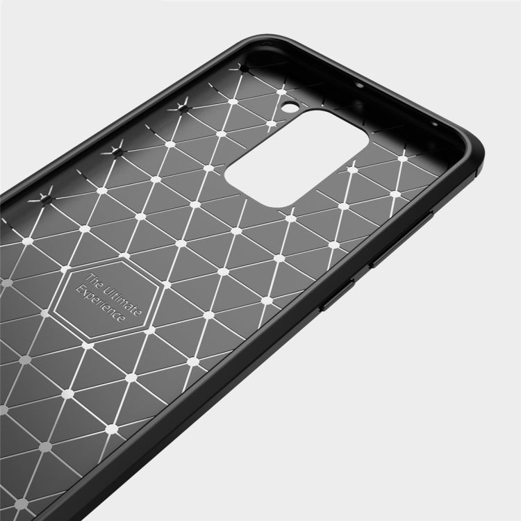 For Xiaomi Redmi Note 9 Brushed Texture Carbon Fiber TPU Case