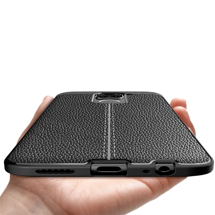 For Xiaomi Redmi Note9 Litchi Texture TPU Shockproof Case