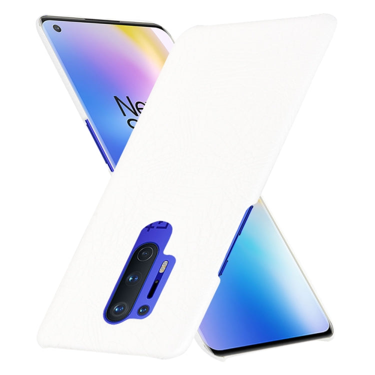 For OnePlus 8 Pro Shockproof Crocodile Texture PC + PU Case