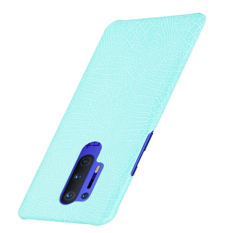 For OnePlus 8 Pro Shockproof Crocodile Texture PC + PU Case