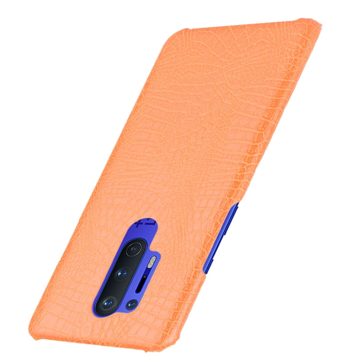 For OnePlus 8 Pro Shockproof Crocodile Texture PC + PU Case