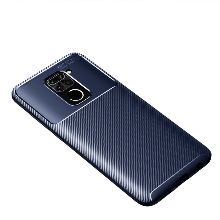 For Xiaomi Redmi Note9 Carbon Fiber Texture Shockproof TPU Case