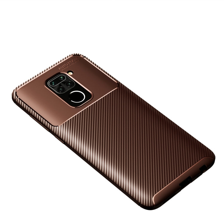 For Xiaomi Redmi Note9 Carbon Fiber Texture Shockproof TPU Case