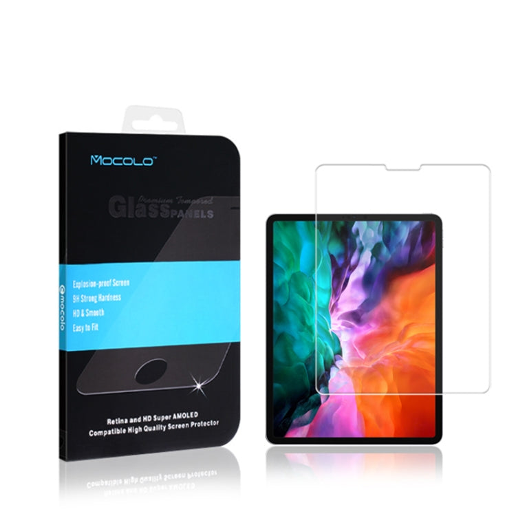 For iPad Pro 12.9 (2020) mocolo 0.33mm 9H Hardness Surface 2.5D Explosion-proof Tempered Glass Film(Transparent)