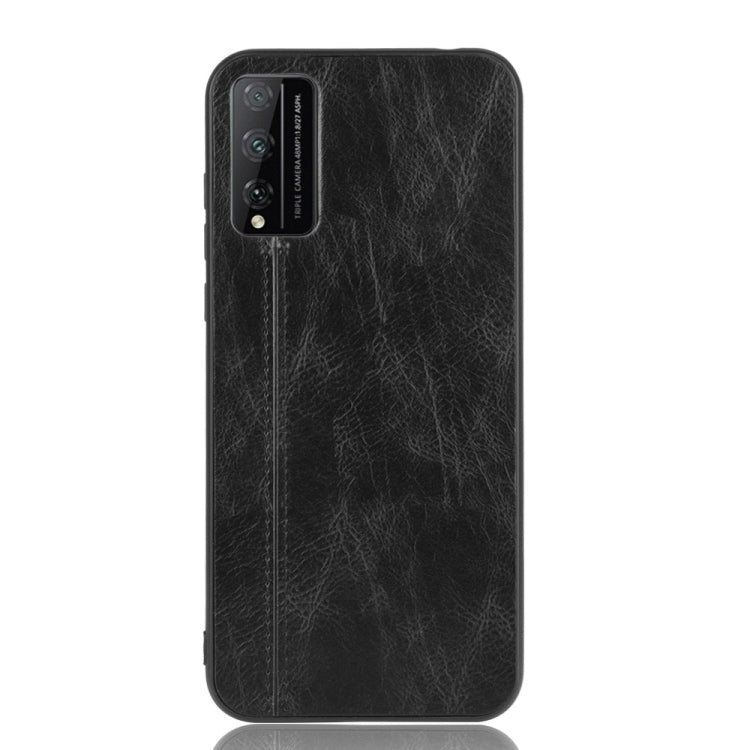 For Huawei Honor Play 4T Pro Shockproof Sewing Cow Pattern Skin PC + PU + TPU Case