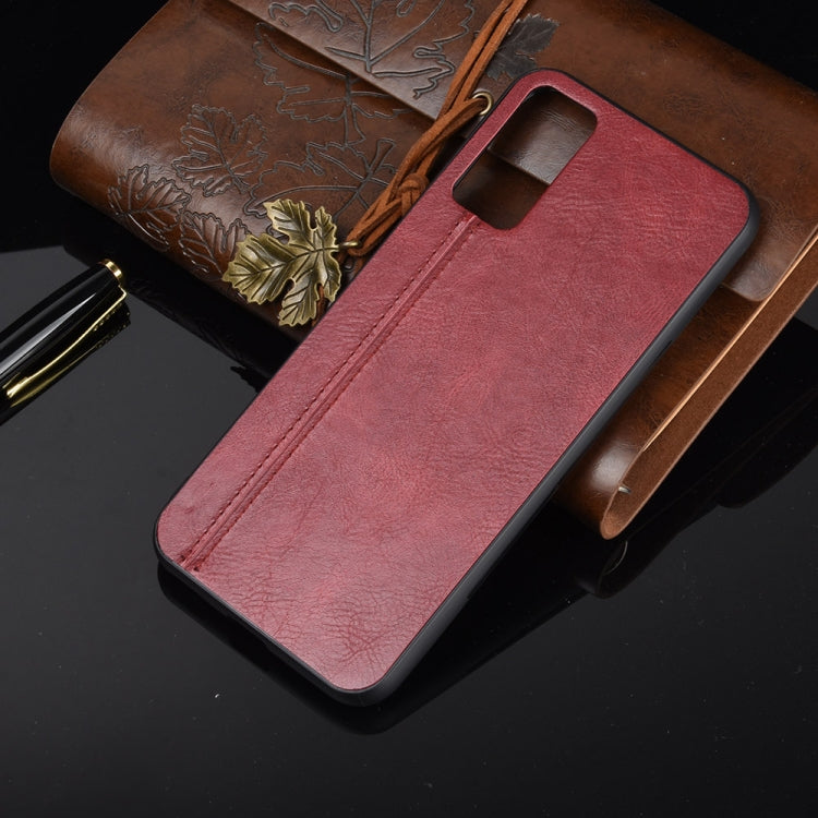 For Huawei Honor Play 4T Pro Shockproof Sewing Cow Pattern Skin PC + PU + TPU Case