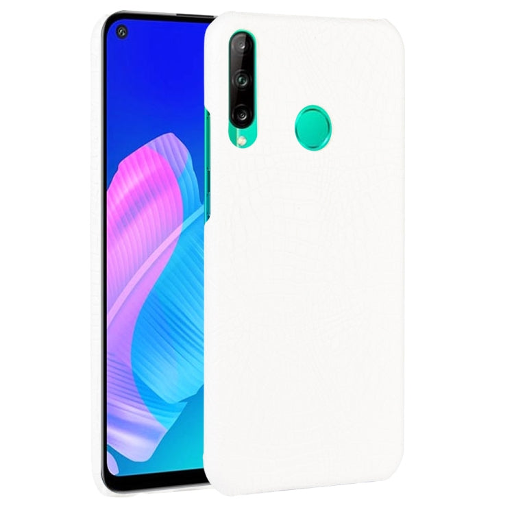 For Huawei P40 lite E/Y7p Shockproof Shockproof Crocodile Texture PC + PU Case