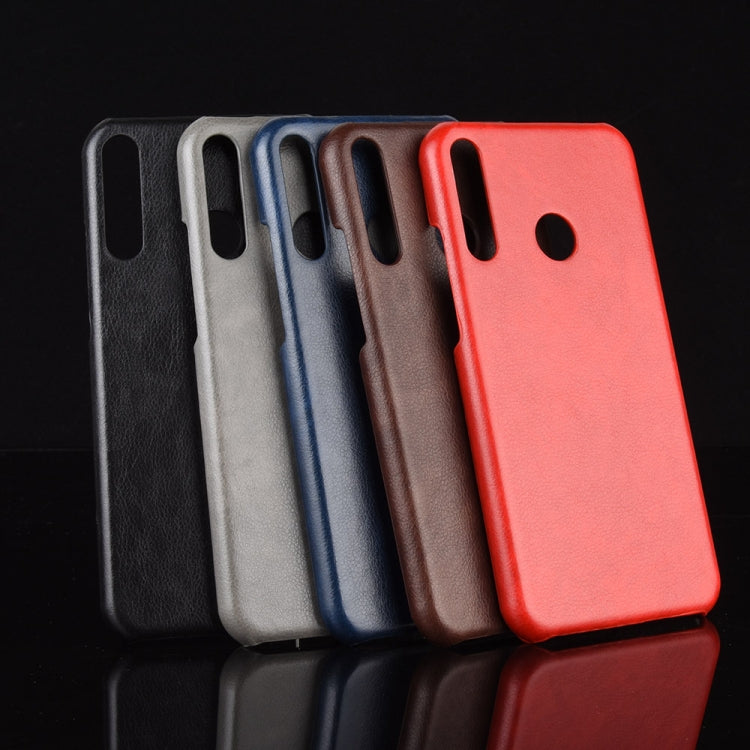 For Huawei P40 lite E/Y7p Shockproof Litchi Texture PC + PU Case