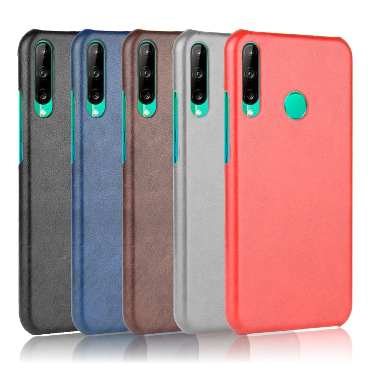 For Huawei P40 lite E/Y7p Shockproof Litchi Texture PC + PU Case
