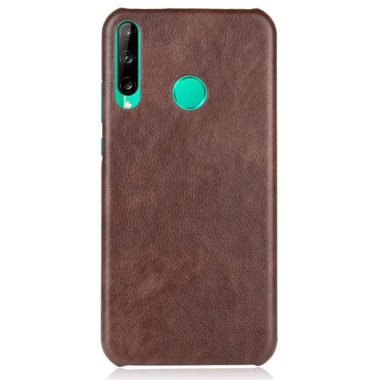 For Huawei P40 lite E/Y7p Shockproof Litchi Texture PC + PU Case