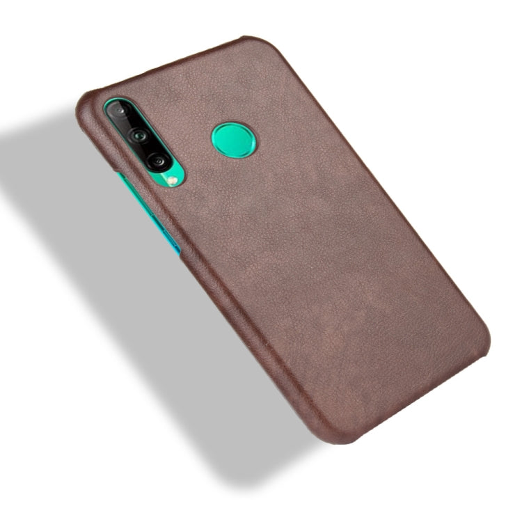 For Huawei P40 lite E/Y7p Shockproof Litchi Texture PC + PU Case