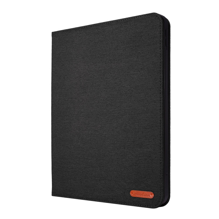 For iPad Pro 11(2020) Horizontal Flip TPU + Fabric PU Leather Protective Tablet Case with Name Card Clip