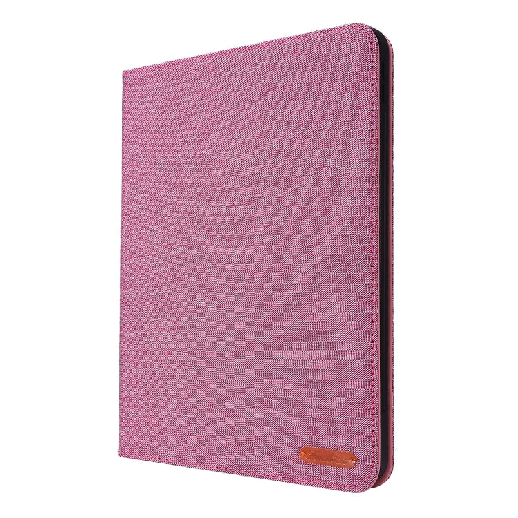 For iPad Pro 11(2020) Horizontal Flip TPU + Fabric PU Leather Protective Tablet Case with Name Card Clip