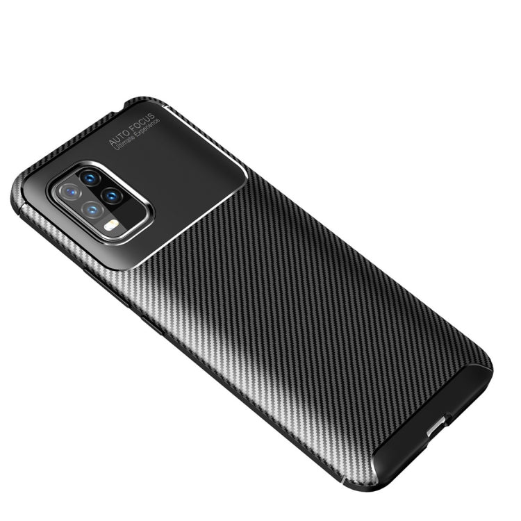 For Xiaomi 10 Lite Carbon Fiber Texture Shockproof TPU Case