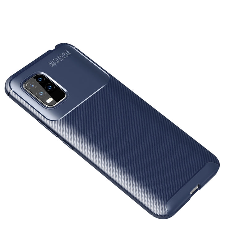 For Xiaomi 10 Lite Carbon Fiber Texture Shockproof TPU Case