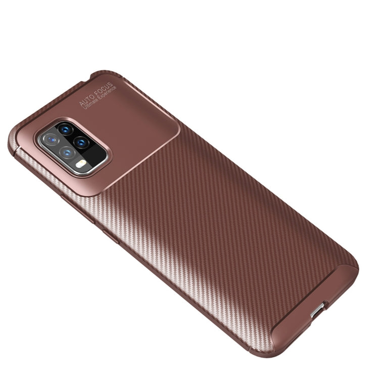 For Xiaomi 10 Lite Carbon Fiber Texture Shockproof TPU Case