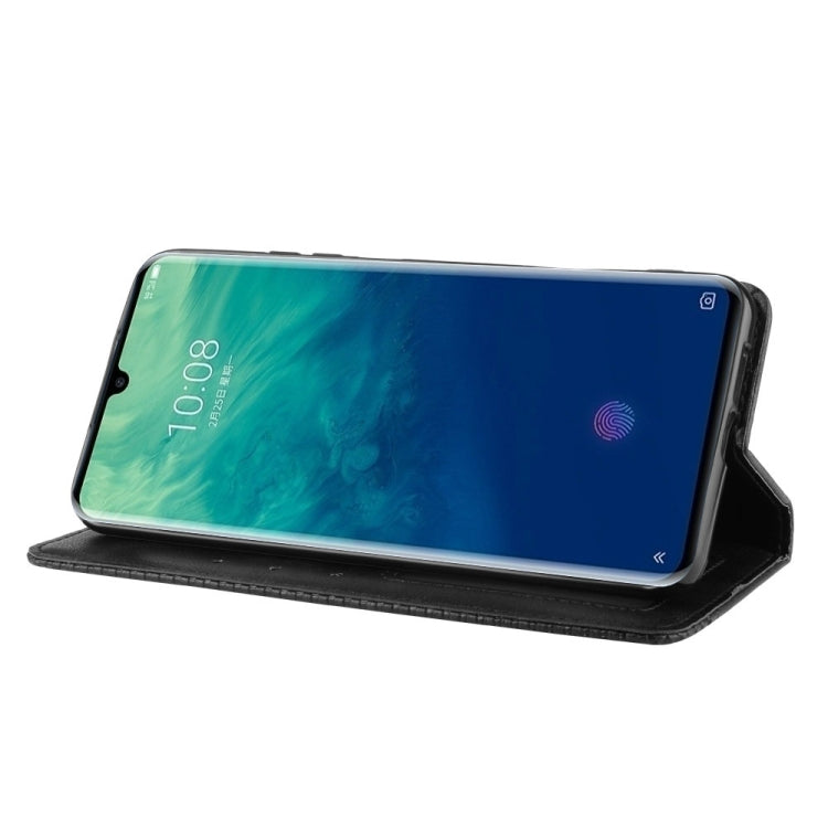 For ZTE Axon 10 Pro/Axon 10 Pro 5G/A2020 Pro Magnetic Buckle Retro Crazy Horse Texture Horizontal Flip Leather Case  , with Holder & Card Slots & Photo Frame