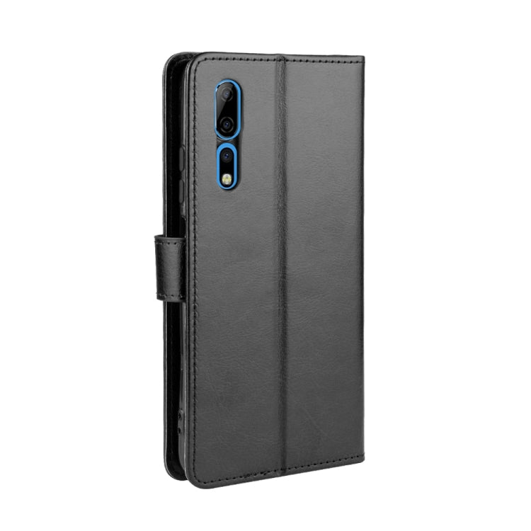 For ZTE Axon 10 Pro/Axon 10 Pro 5G/A2020 Pro Retro Crazy Horse Texture Horizontal Flip Leather Case , with Holder & Card Slots & Photo Frame
