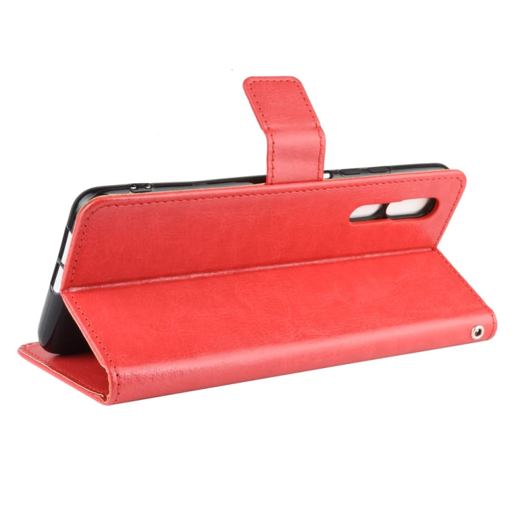 For ZTE Axon 10 Pro/Axon 10 Pro 5G/A2020 Pro Retro Crazy Horse Texture Horizontal Flip Leather Case , with Holder & Card Slots & Photo Frame