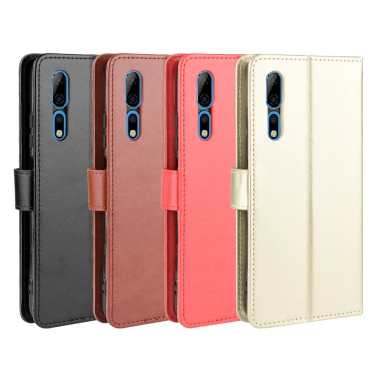 For ZTE Axon 10 Pro/Axon 10 Pro 5G/A2020 Pro Retro Crazy Horse Texture Horizontal Flip Leather Case , with Holder & Card Slots & Photo Frame