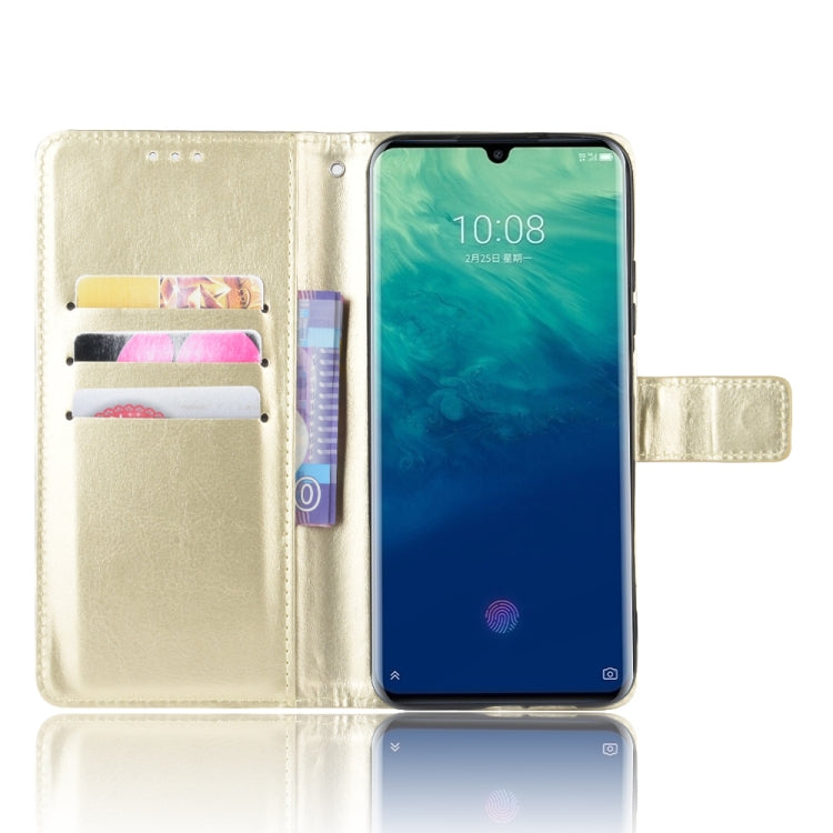 For ZTE Axon 10 Pro/Axon 10 Pro 5G/A2020 Pro Retro Crazy Horse Texture Horizontal Flip Leather Case , with Holder & Card Slots & Photo Frame