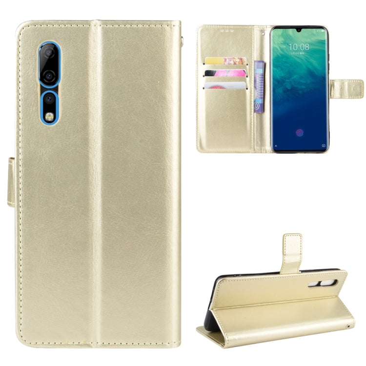 For ZTE Axon 10 Pro/Axon 10 Pro 5G/A2020 Pro Retro Crazy Horse Texture Horizontal Flip Leather Case , with Holder & Card Slots & Photo Frame
