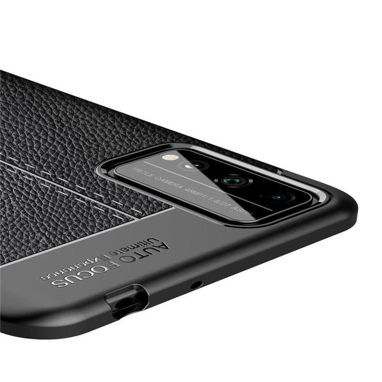 For Huawei Honor Play 4T Pro Litchi Texture TPU Shockproof Case