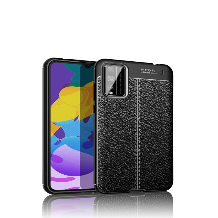 For Huawei Honor Play 4T Pro Litchi Texture TPU Shockproof Case