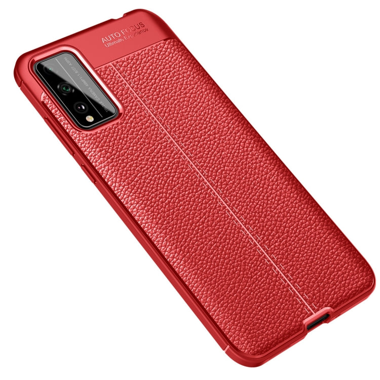 For Huawei Honor Play 4T Pro Litchi Texture TPU Shockproof Case