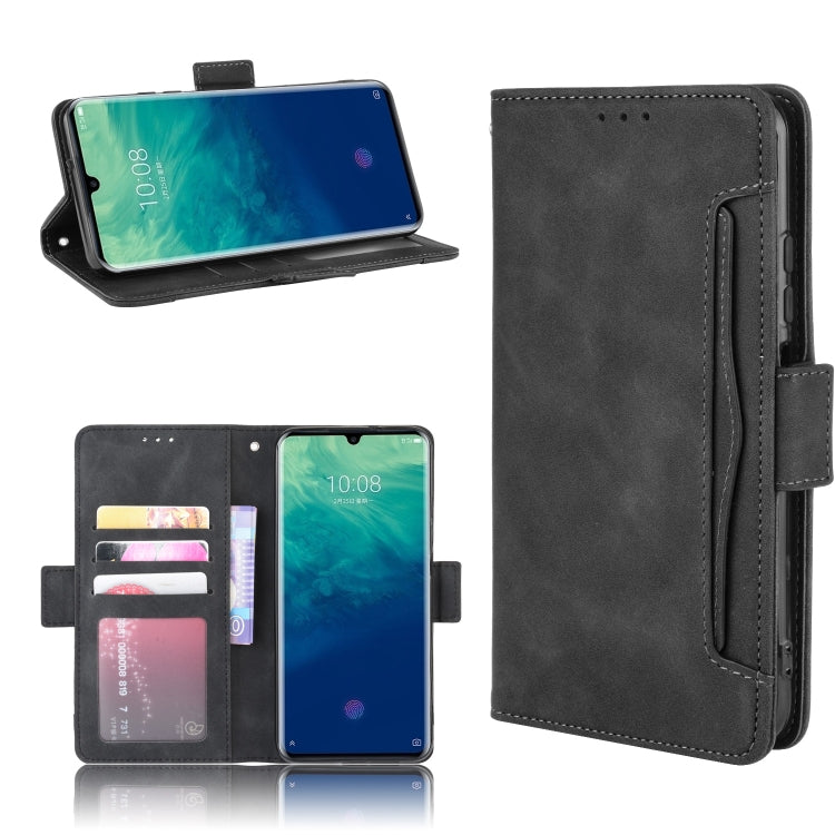 For ZTE Axon 10 Pro/Axon 10 Pro 5G/A2020 Pro Wallet Style Skin Feel Calf Pattern Leather Case ï¼Œwith Separate Card Slot