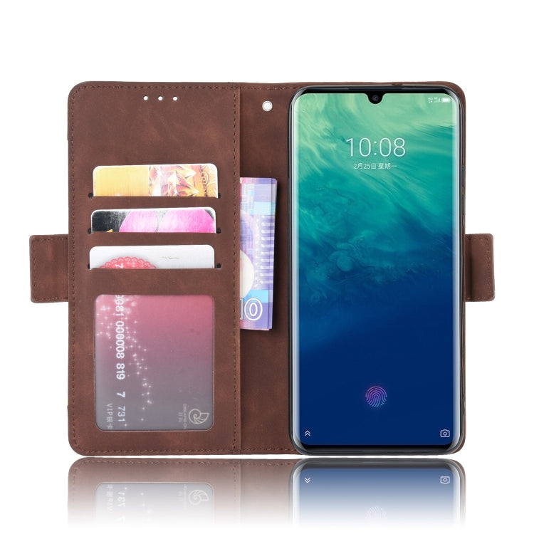 For ZTE Axon 10 Pro/Axon 10 Pro 5G/A2020 Pro Wallet Style Skin Feel Calf Pattern Leather Case ï¼Œwith Separate Card Slot