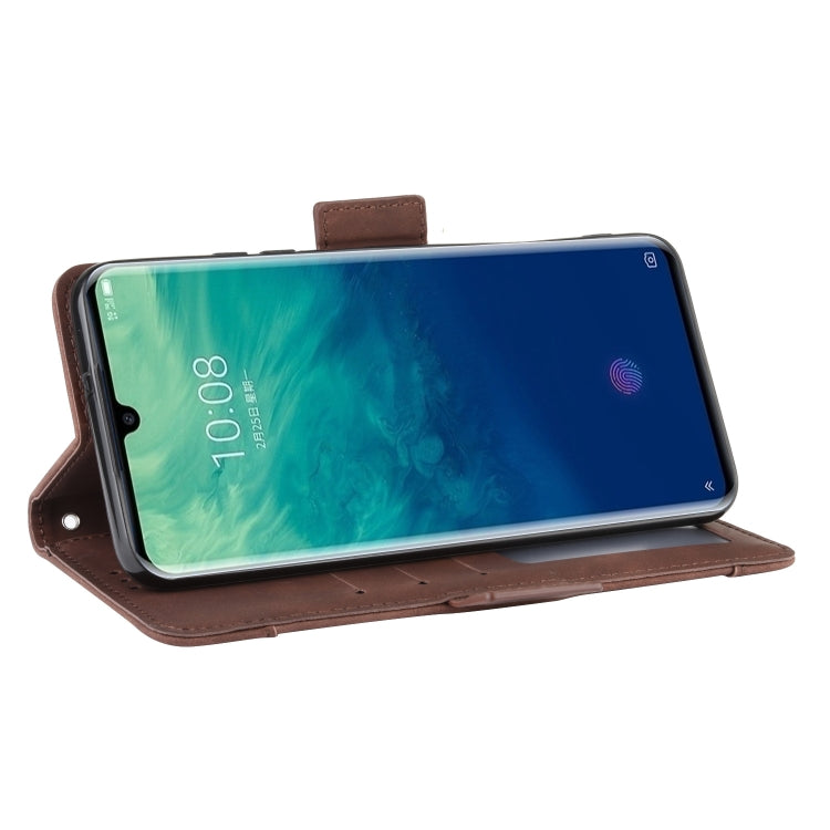 For ZTE Axon 10 Pro/Axon 10 Pro 5G/A2020 Pro Wallet Style Skin Feel Calf Pattern Leather Case ï¼Œwith Separate Card Slot